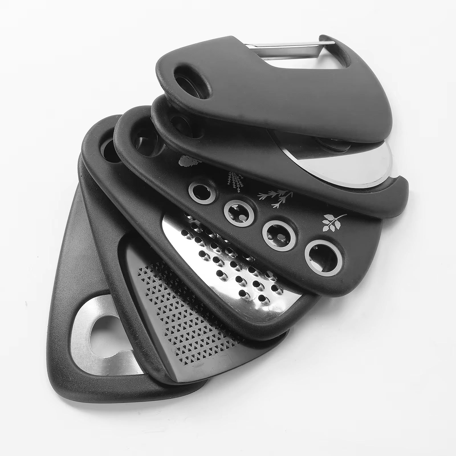 CozyNest Hub Multi-Purpose Vegetable Slicer Cutter kitchen prep tools stacked together