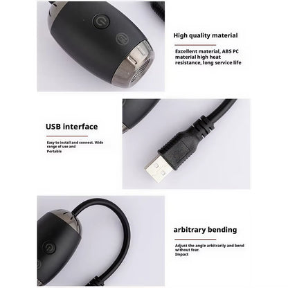 USB Star Projector Light 360 Degree Flexible Car Roof Galaxy Light Portable Mini Night Light for Bedroom Decoration