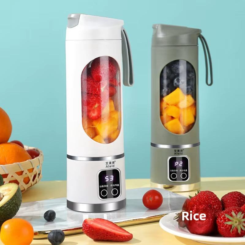 Fruit and Vegetable Juice Cup Blender Small Household Electric Mini Portable Built-In Battery Food-Grade Material 12 Blades