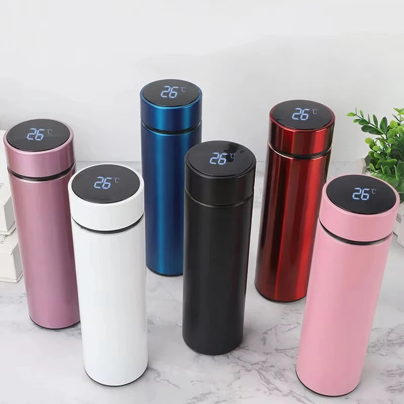 Smart Temperature Display 500Ml Insulation Water Bottles Stainless Steel
