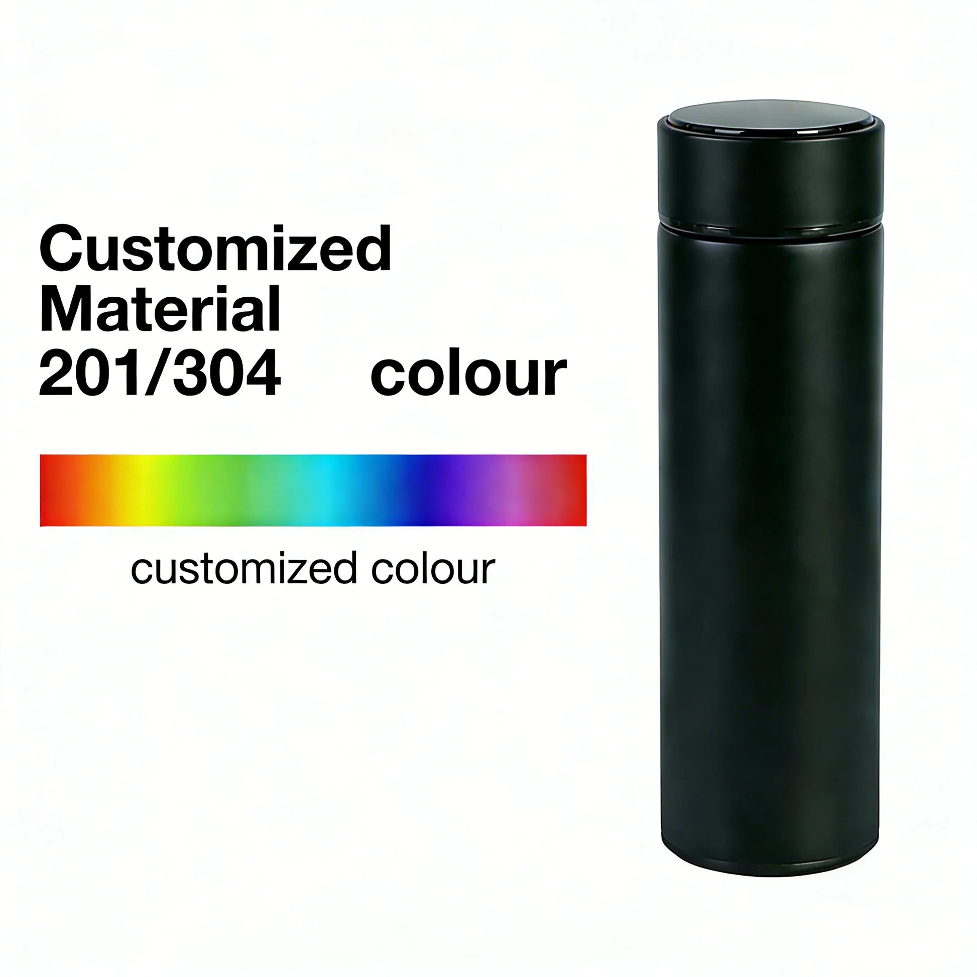 Smart Temperature Display 500Ml Insulation Water Bottles Stainless Steel